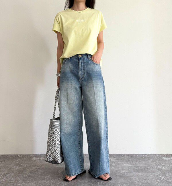 fredy emue「袖折り返しちびロゴTシャツ」|Tシャツ・カットソー|