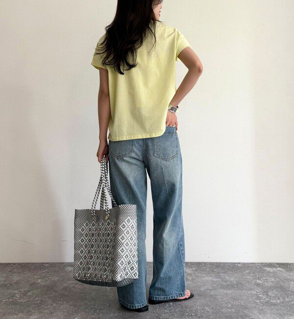 fredy emue「袖折り返しちびロゴTシャツ」|Tシャツ・カットソー|