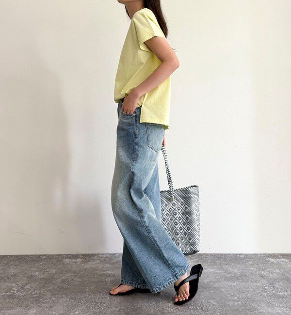 fredy emue「袖折り返しちびロゴTシャツ」|Tシャツ・カットソー|