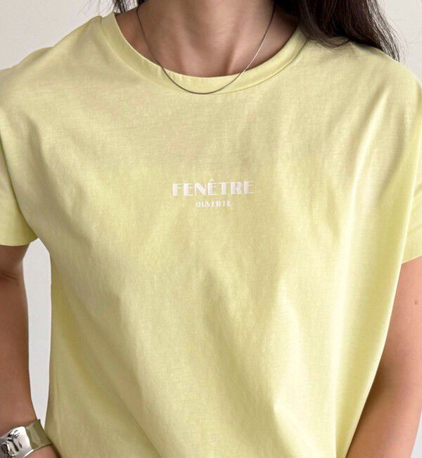 fredy emue「袖折り返しちびロゴTシャツ」|Tシャツ・カットソー|