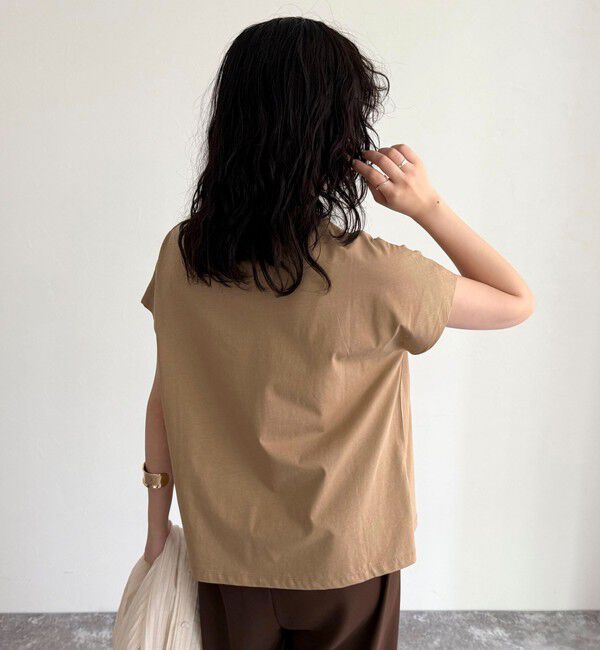 fredy emue「袖折り返しちびロゴTシャツ」|Tシャツ・カットソー|