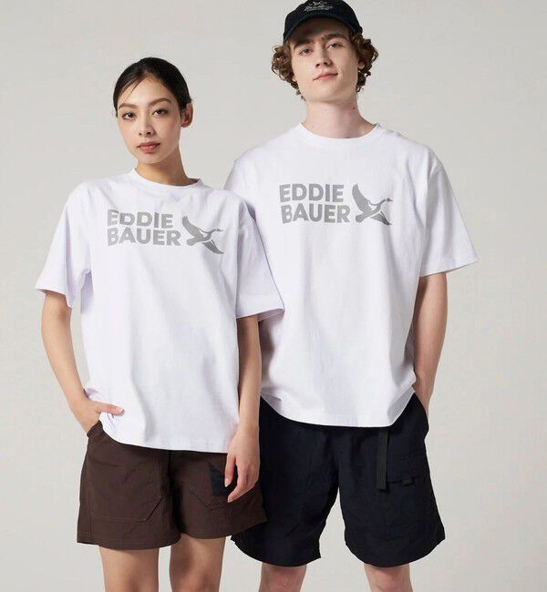 GLOSTER「【EDDIE BAUER】EBロゴ ヘビー半袖Tシャツ」|Tシャツ・カットソー|