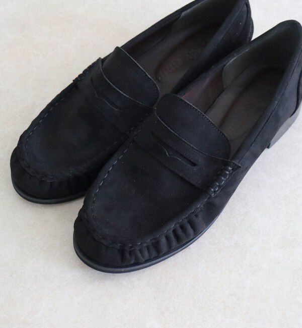 fredy emue「ポリスエードギャザーローファー」|その他|