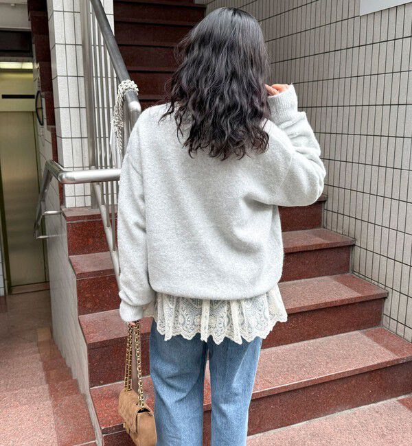 fredy emue「ヘンリーネックニットプルオーバー」|ニット・セーター|