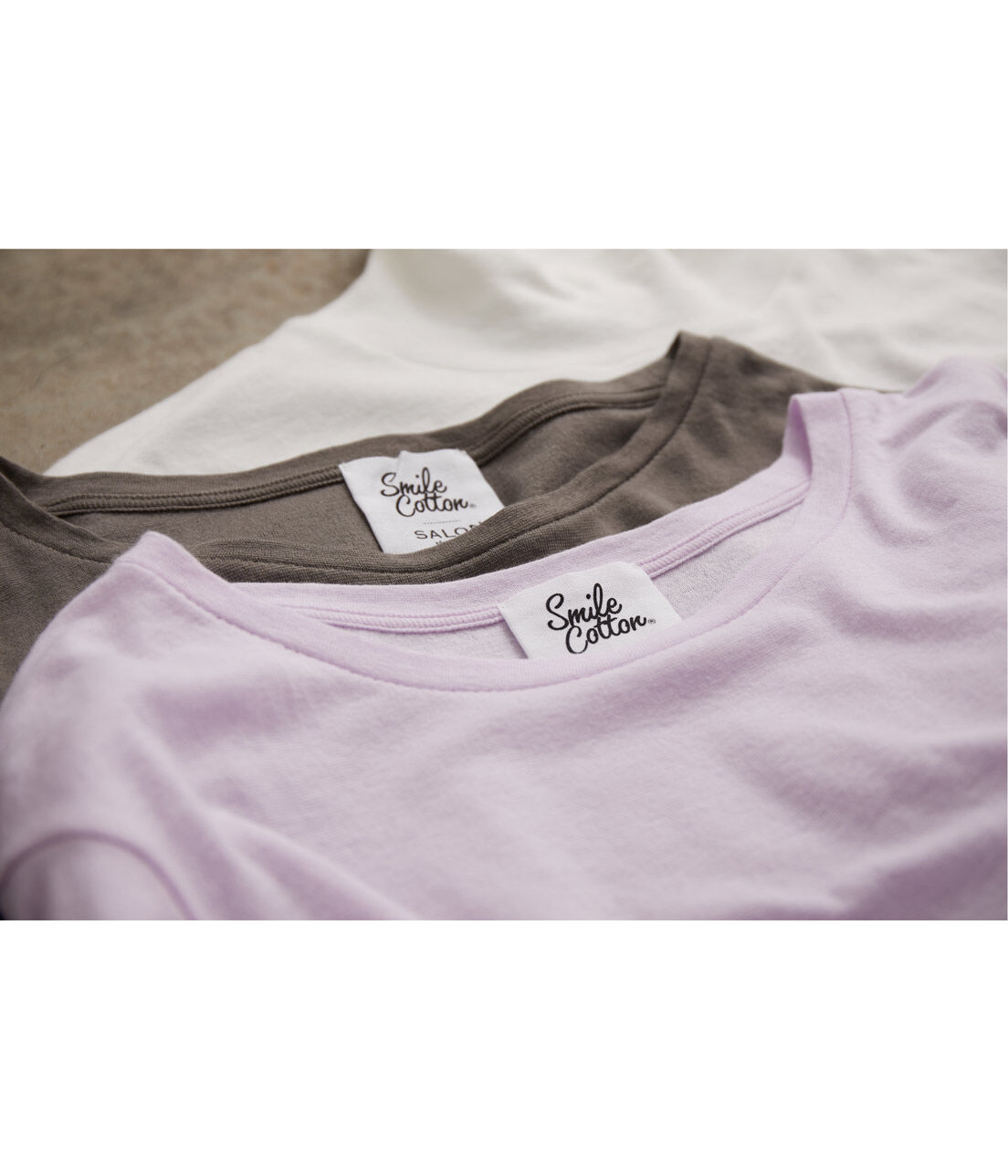 SALON adam et rope'「【Smile Cotton】クルーネックプルオーバー」|Tシャツ・カットソー|