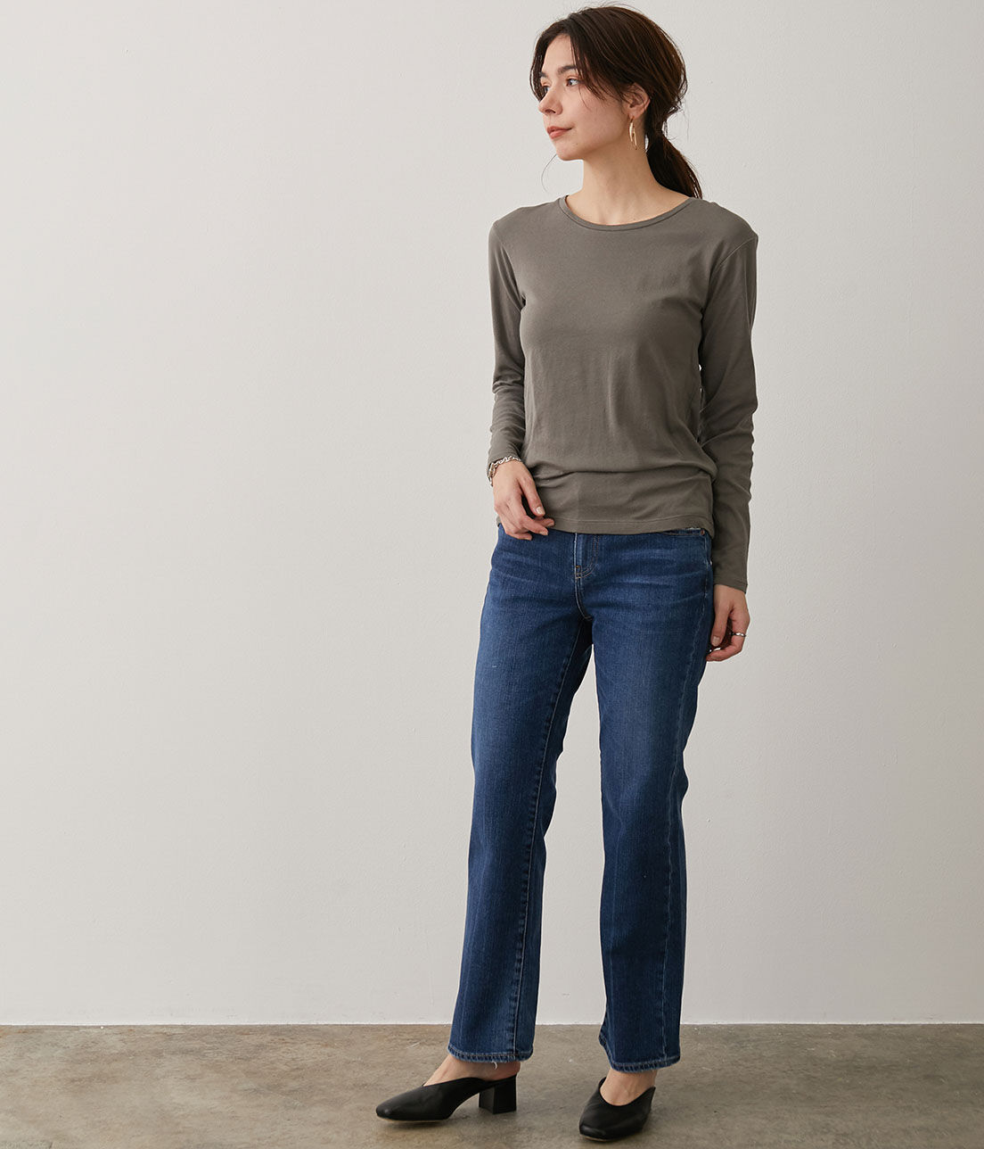 SALON adam et rope'「【Smile Cotton】クルーネックプルオーバー」|Tシャツ・カットソー|