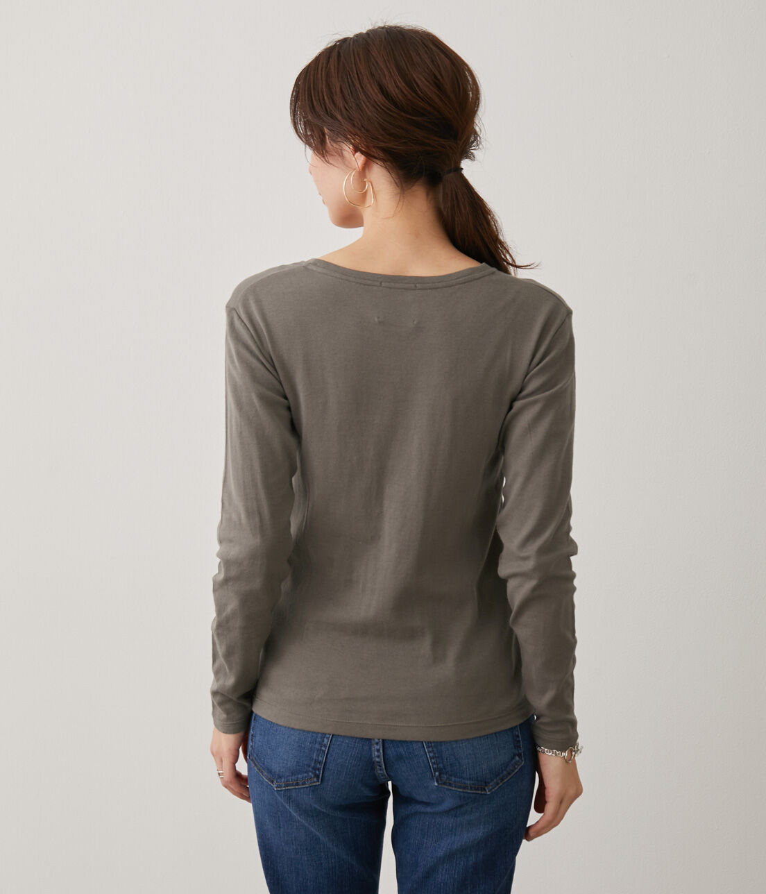 SALON adam et rope'「【Smile Cotton】クルーネックプルオーバー」|Tシャツ・カットソー|