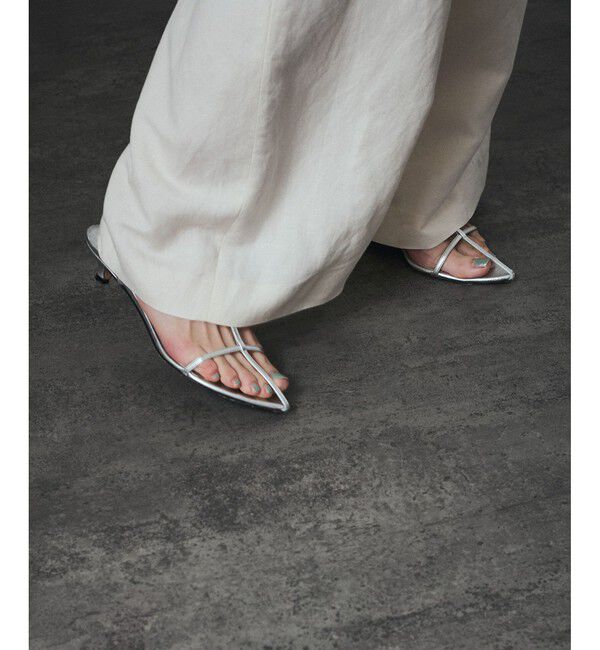 SALON adam et rope'「麻レーヨンサロペット」|オールインワン|