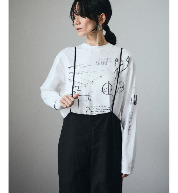 SALON adam et rope'「麻レーヨンサロペット」|オールインワン|