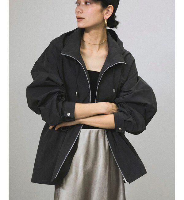 SALON adam et rope'「【WEB限定】2WAYリップストップフードブルゾン/スタンドカラーマウンテンパーカー［軽量］」|ブルゾン・スタジャン|