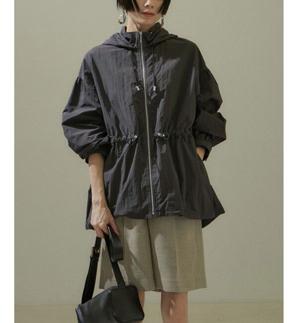 SALON adam et rope'「【WEB限定】2WAYリップストップフードブルゾン/スタンドカラーマウンテンパーカー［軽量］」|ブルゾン・スタジャン|