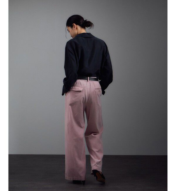 SALON adam et rope'「【W S（ドゥーブル）】レザースクエアバックルベルト」|ベルト|