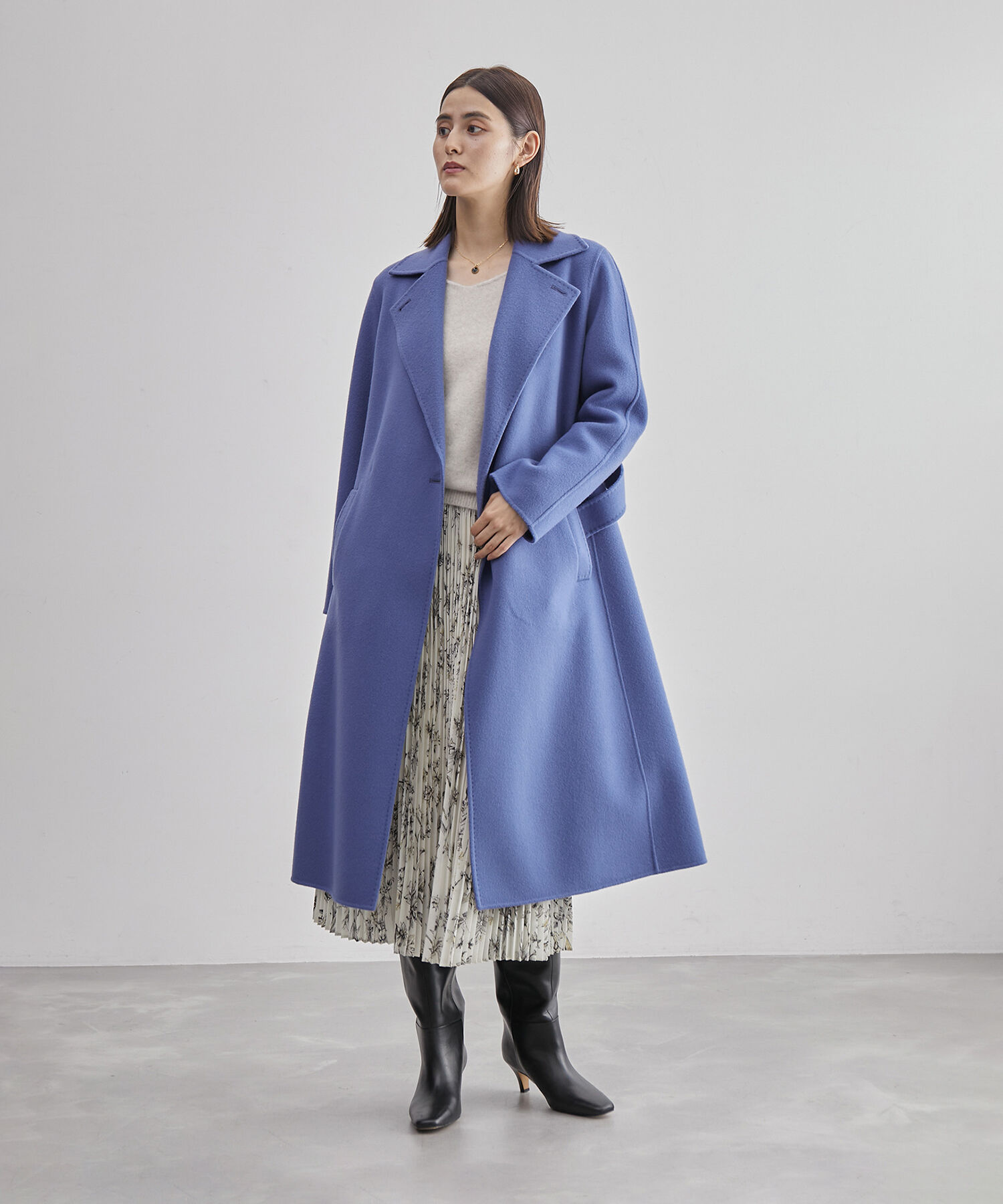 ROPE「【高評価】【SUPER100's/140's】シャルムリバー2WAYロングコート」|チェスターコート|