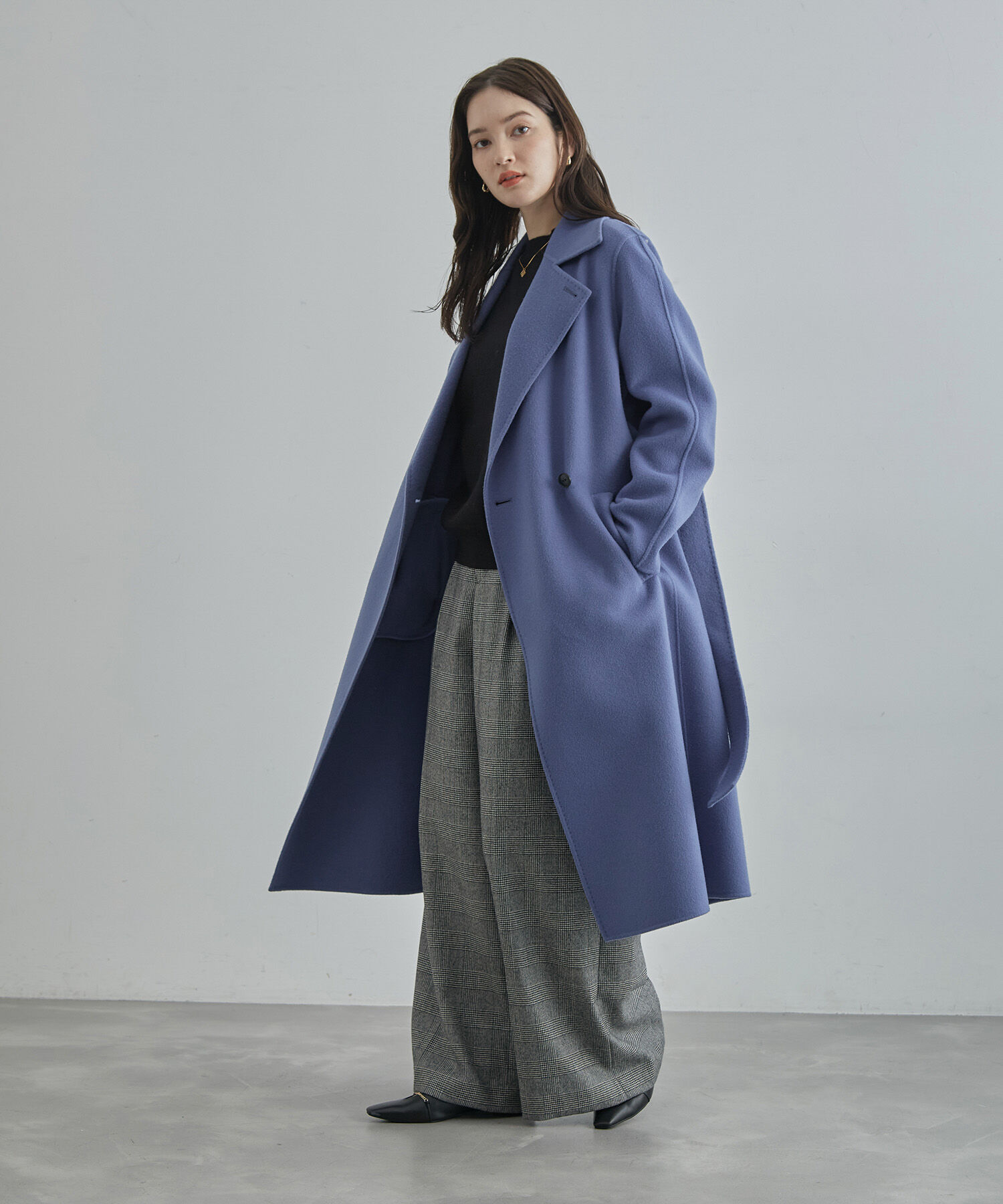 ROPE「【高評価】【SUPER100's/140's】シャルムリバー2WAYロングコート」|チェスターコート|