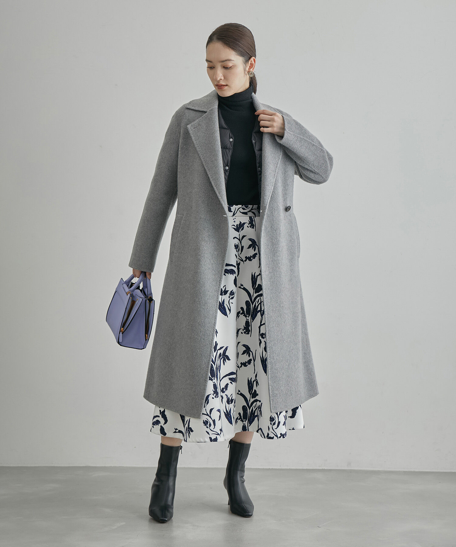 ROPE「【高評価】【SUPER100's/140's】シャルムリバー2WAYロングコート」|チェスターコート|