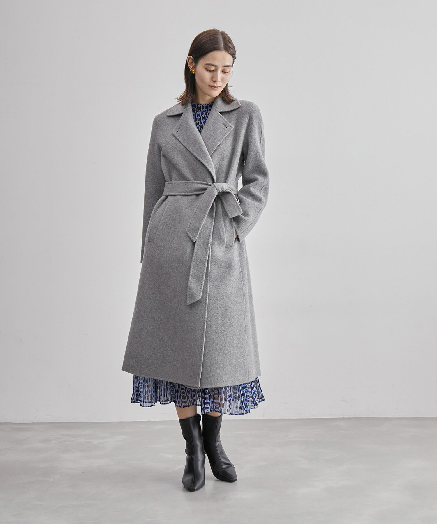 ROPE「【高評価】【SUPER100's/140's】シャルムリバー2WAYロングコート」|チェスターコート|