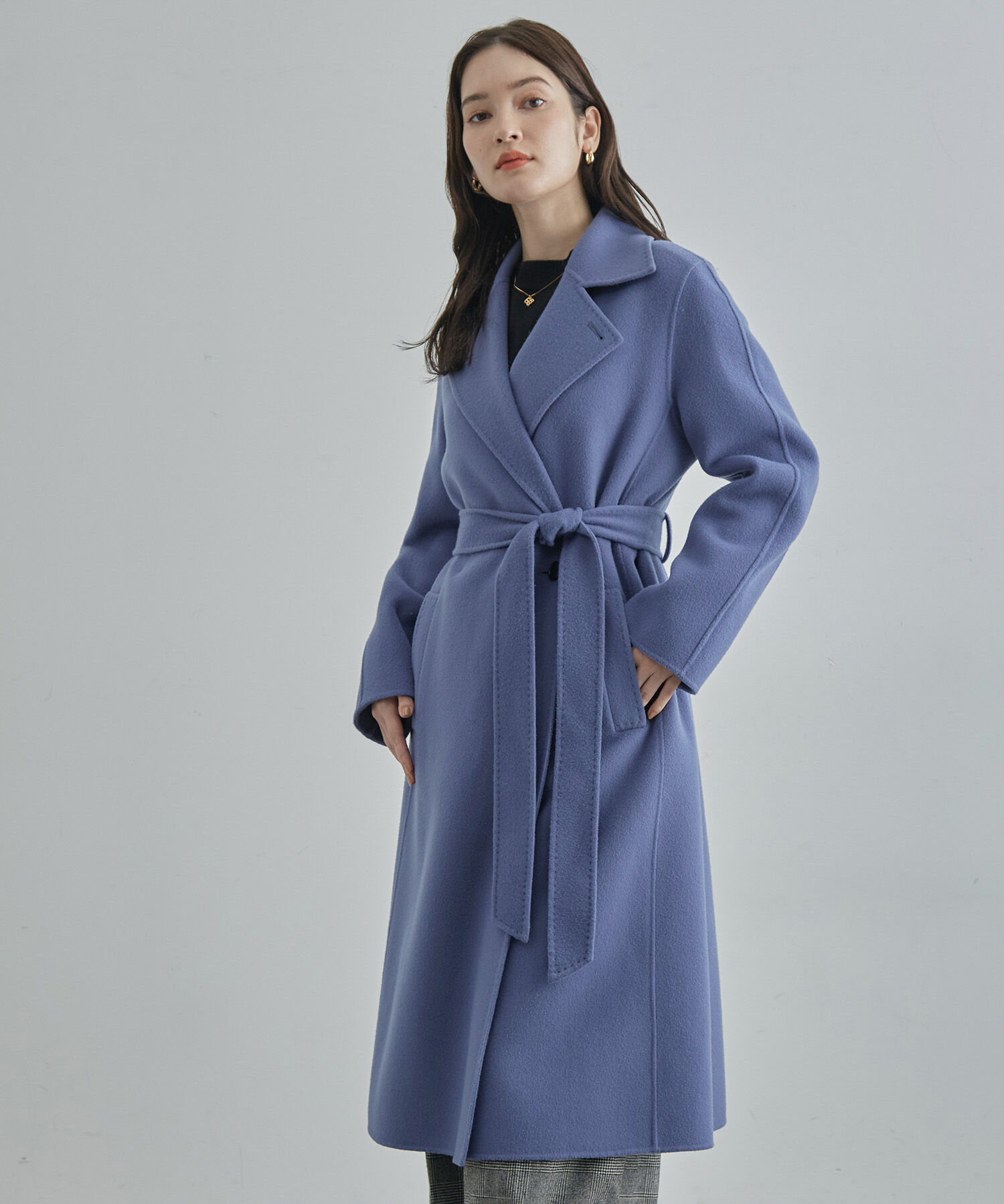 ROPE「【高評価】【SUPER100's/140's】シャルムリバー2WAYロングコート」|チェスターコート|