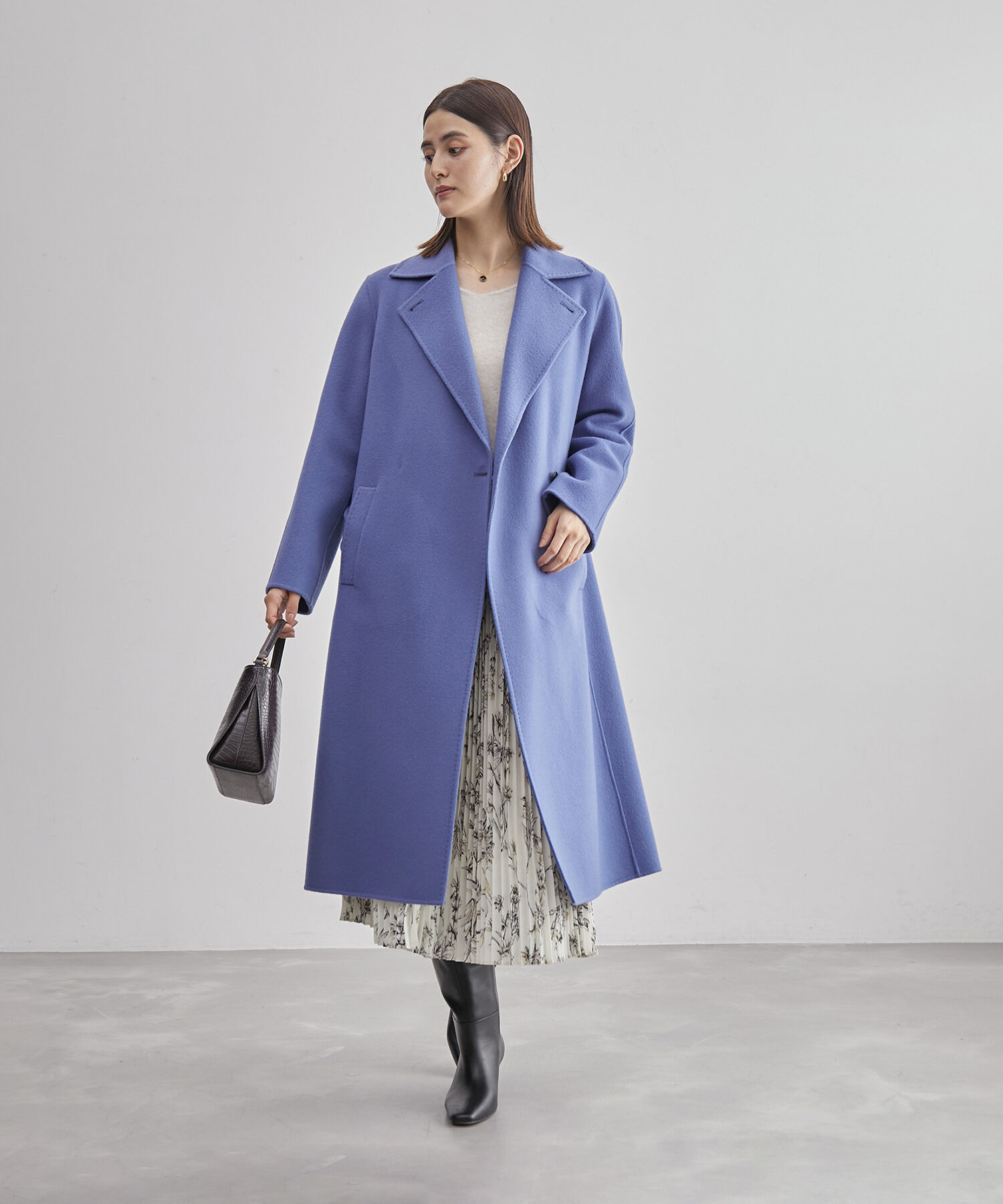 ROPE「【高評価】【SUPER100's/140's】シャルムリバー2WAYロングコート」|チェスターコート|