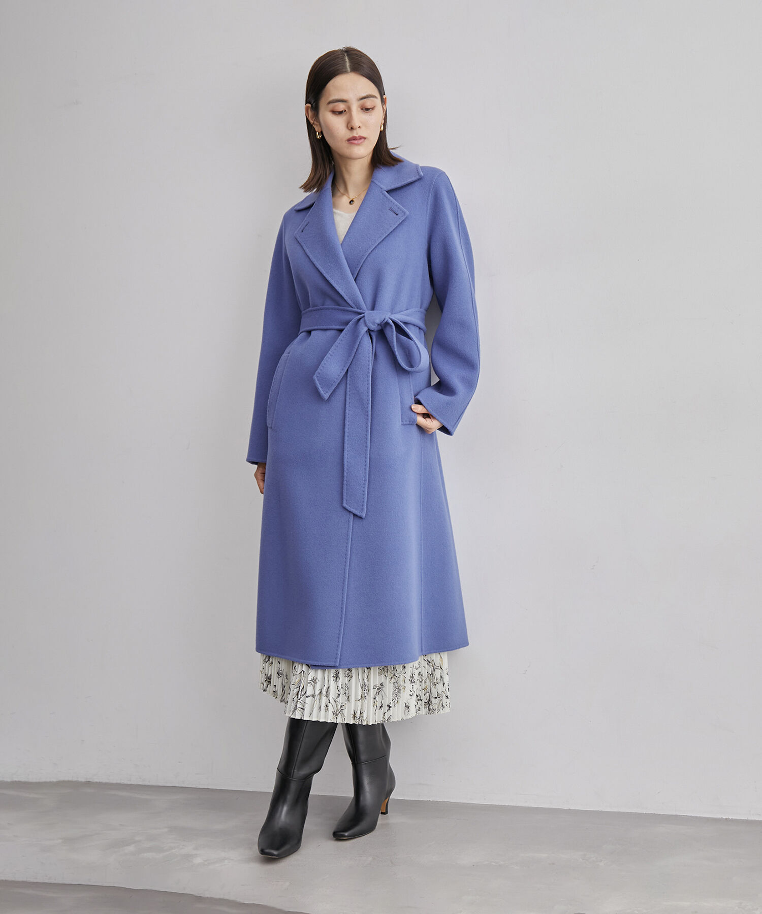 ROPE「【高評価】【SUPER100's/140's】シャルムリバー2WAYロングコート」|チェスターコート|