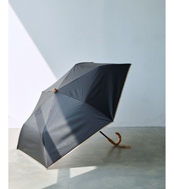 ROPE「バイカラーコンパクトパラソル（折りたたみ傘/日傘）【晴雨兼用/UVカット】【完全遮光生地】」|傘|