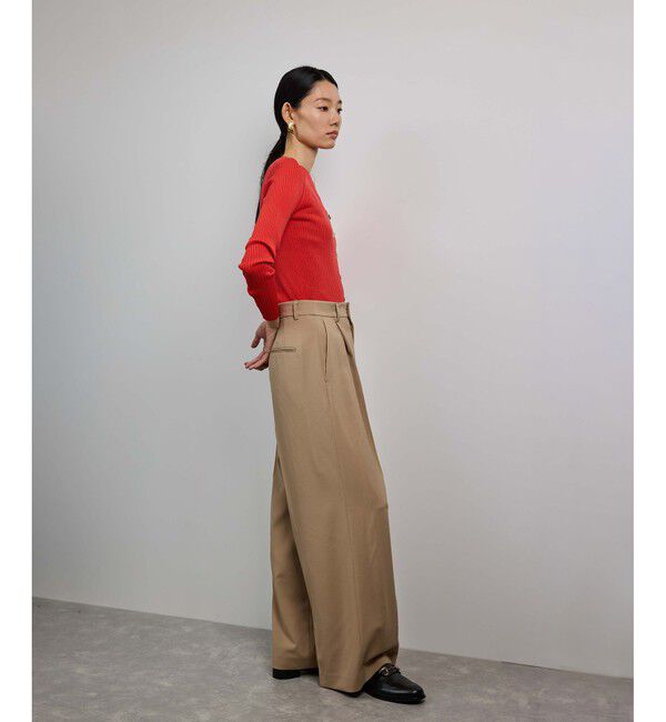 ROPE「ハイゲージワイドリブニットカーディガン」|カーディガン|