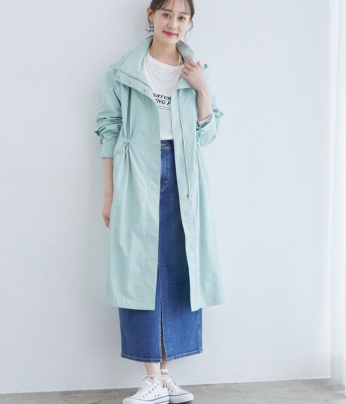 VIS「ロングマウンテンコート」|その他|ライトグリーン(33)