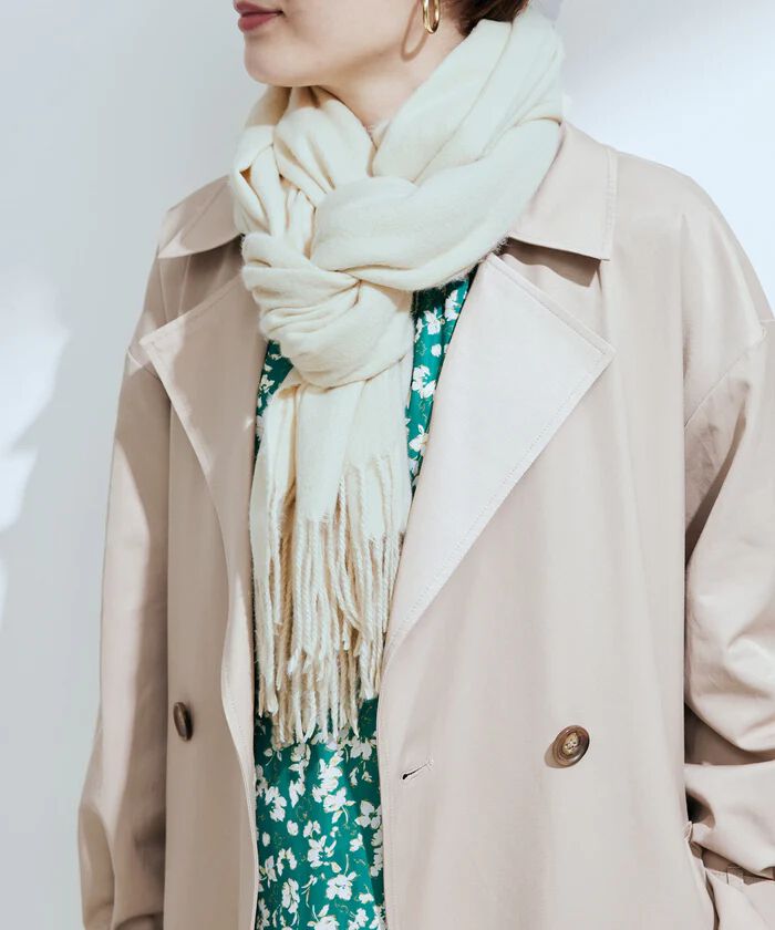 VIS「大判カラーマフラー」|マフラー|キナリ(16)