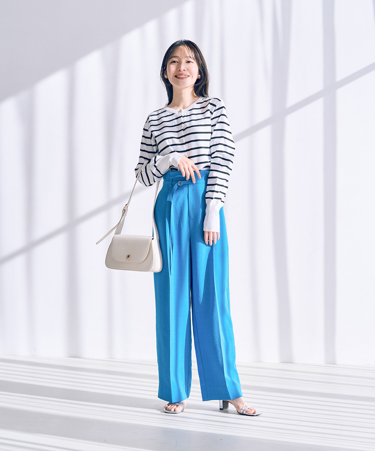 VIS「色々釦ハイゲージカラーカーディガン」|カーディガン|