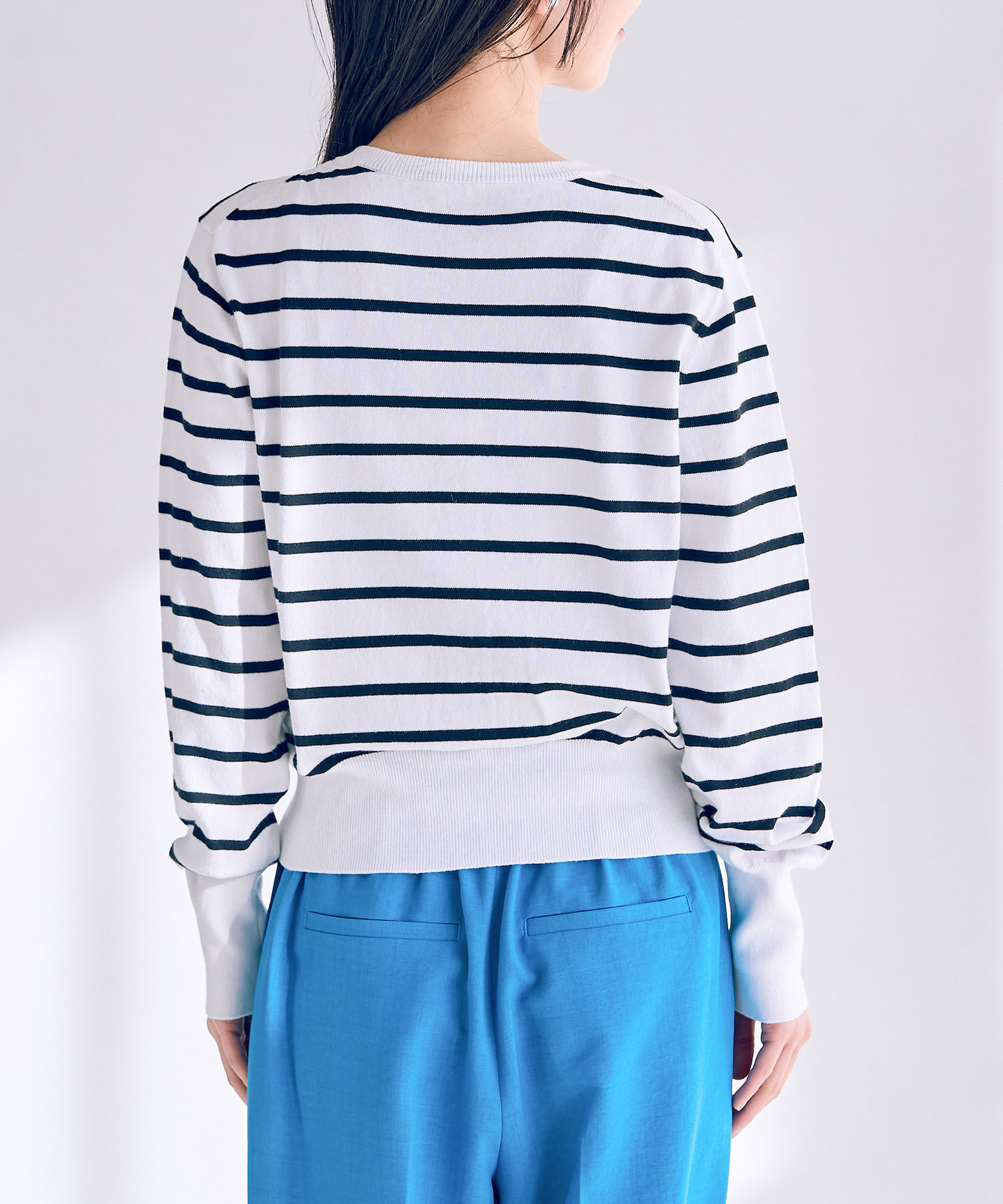 VIS「色々釦ハイゲージカラーカーディガン」|カーディガン|