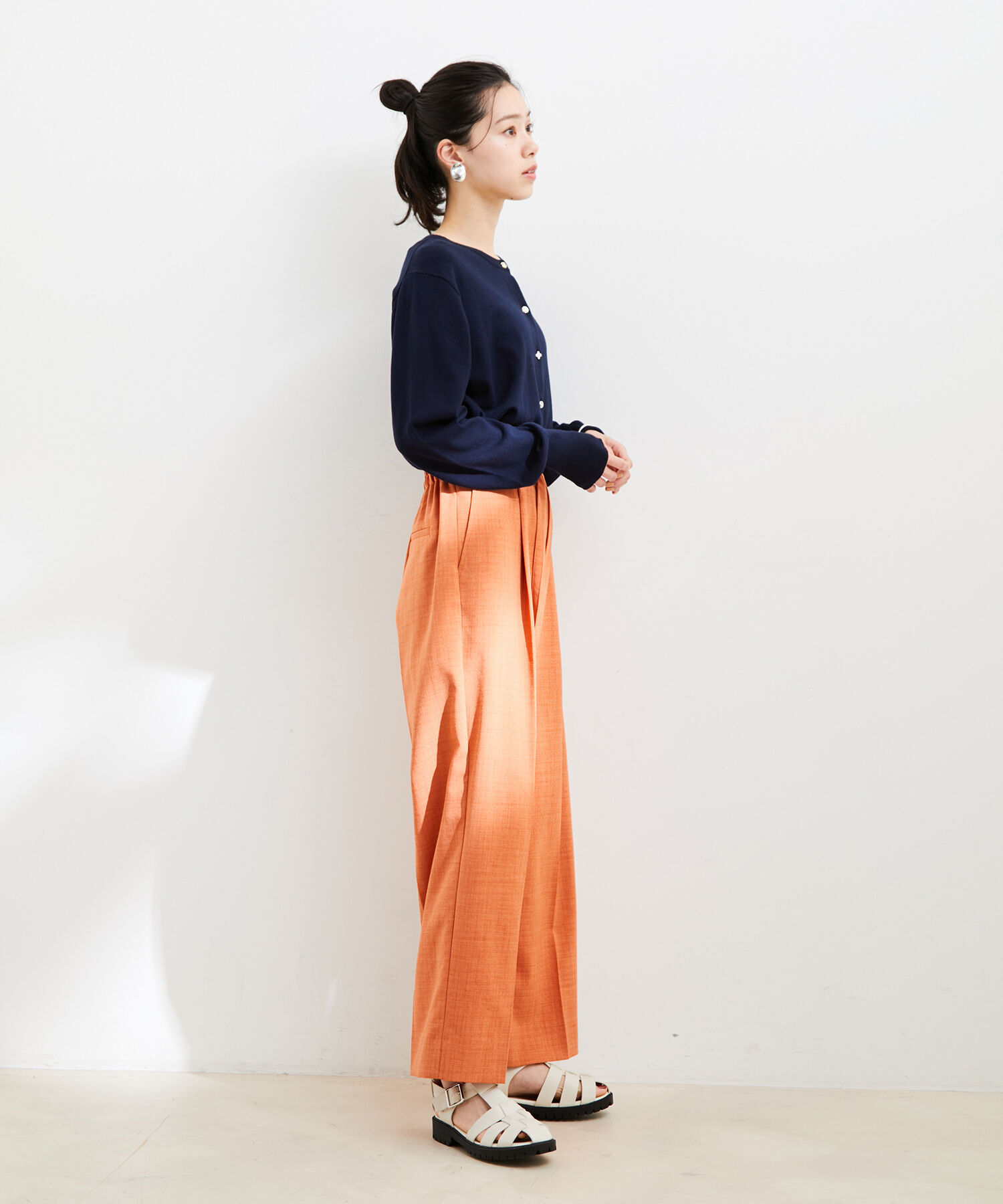 VIS「色々釦ハイゲージカラーカーディガン」|カーディガン|