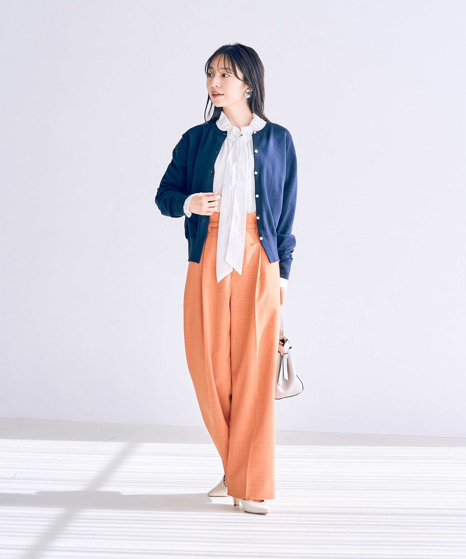 VIS「色々釦ハイゲージカラーカーディガン」|カーディガン|