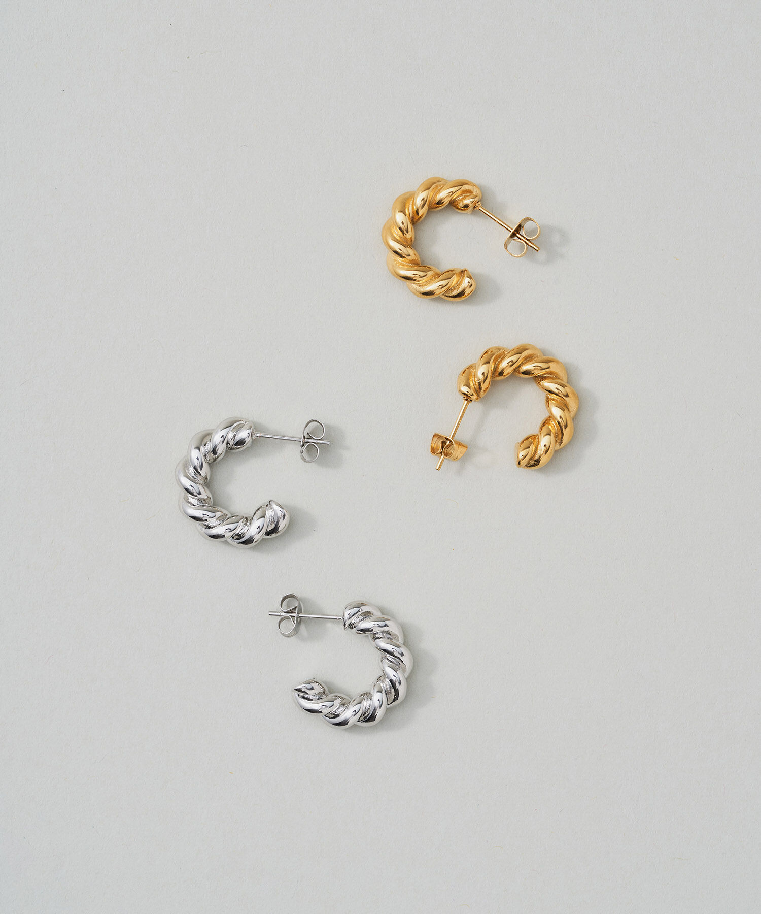 VIS「ステンレスアソートシンプルデザインピアス」|ピアス|