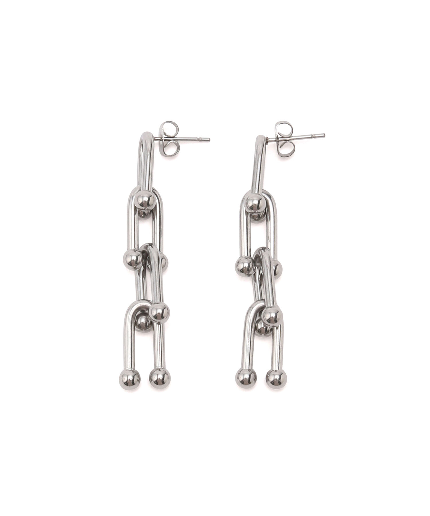 VIS「ステンレスアソートシンプルデザインピアス」|ピアス|