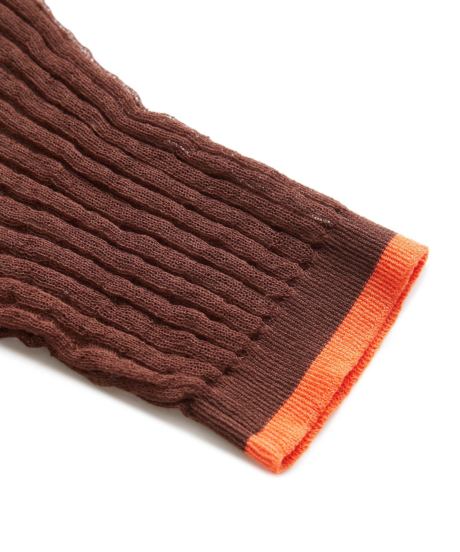 VIS「ポコポコシアーハーフスリーブニット」|ニット・セーター|