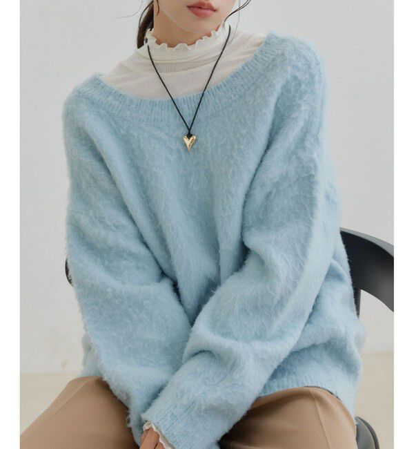 VIS「【前後2WAY】トゥンカロンニット」|ニット・セーター|