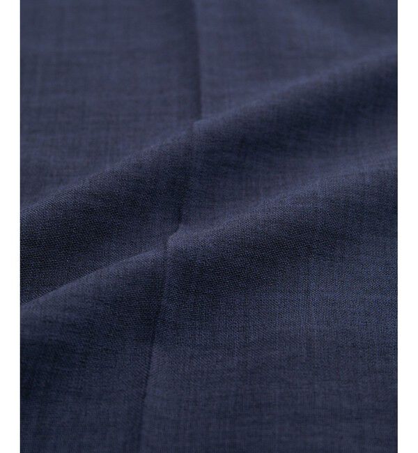 VIS「【美easy】リネンライクワンタックワイドスラックスパンツ【接触冷感/洗える】」|スラックス|