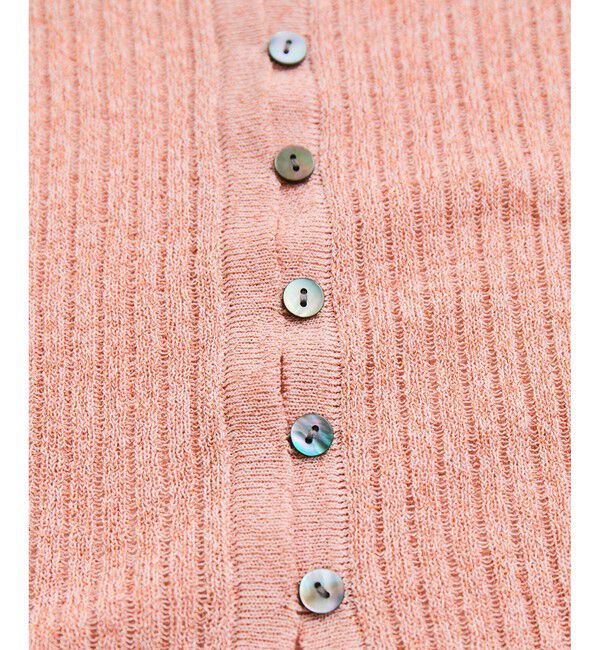 VIS「半袖サマーニットポロカーディガン」|ニット・セーター|