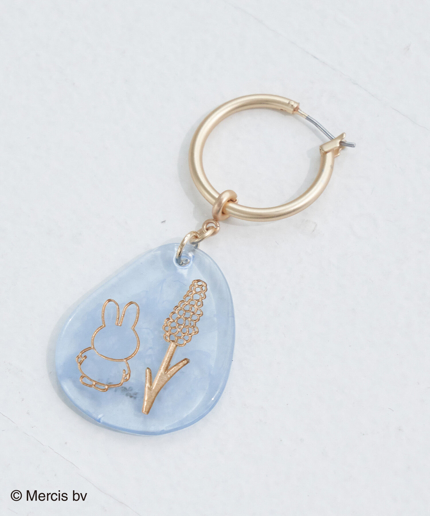 ROPE PICNIC PASSAGE「【miffy&times;ROPE' PICNIC】２WAYフラワーモチーフピアス」|ピアス|