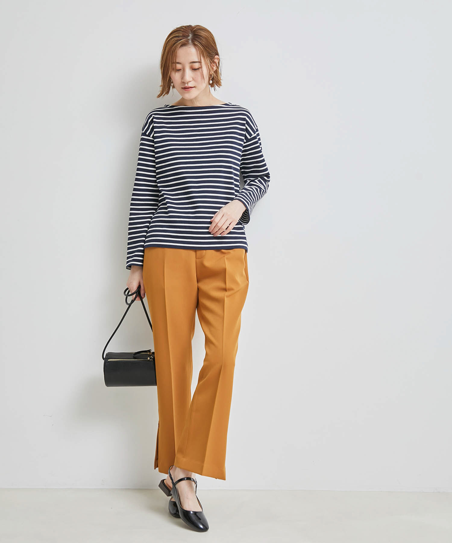 Rope&rsquo;Picnic「【ラク美】ファスナースリットカラーパンツ」|その他|