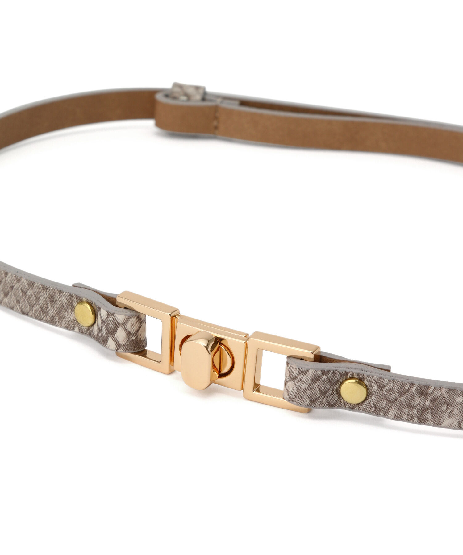 ROPE PICNIC PASSAGE「10mmツイストメタルスライドベルト」|ベルト|