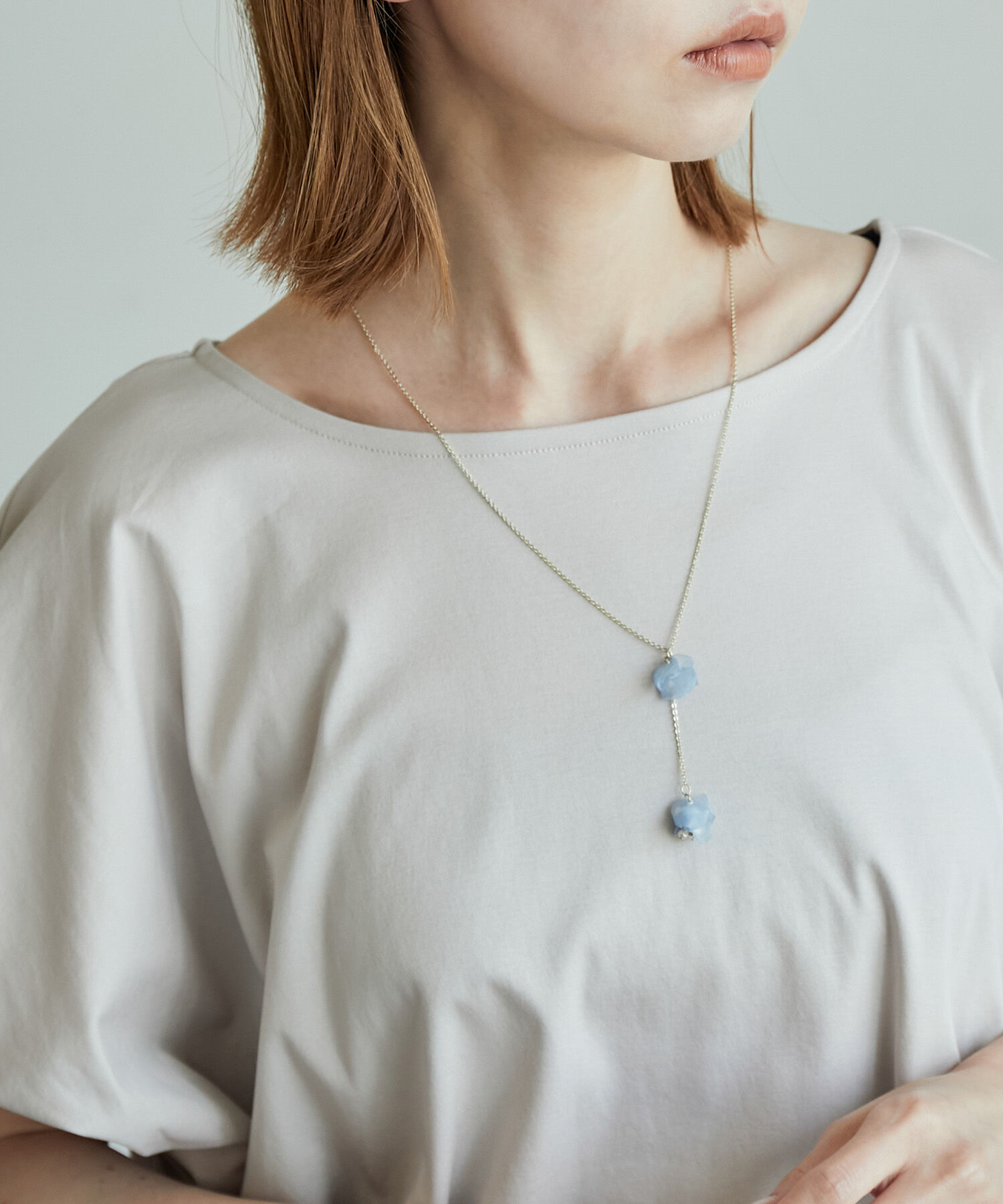 ROPE PICNIC PASSAGE「fish scales flower ネックレス」|ネックレス|