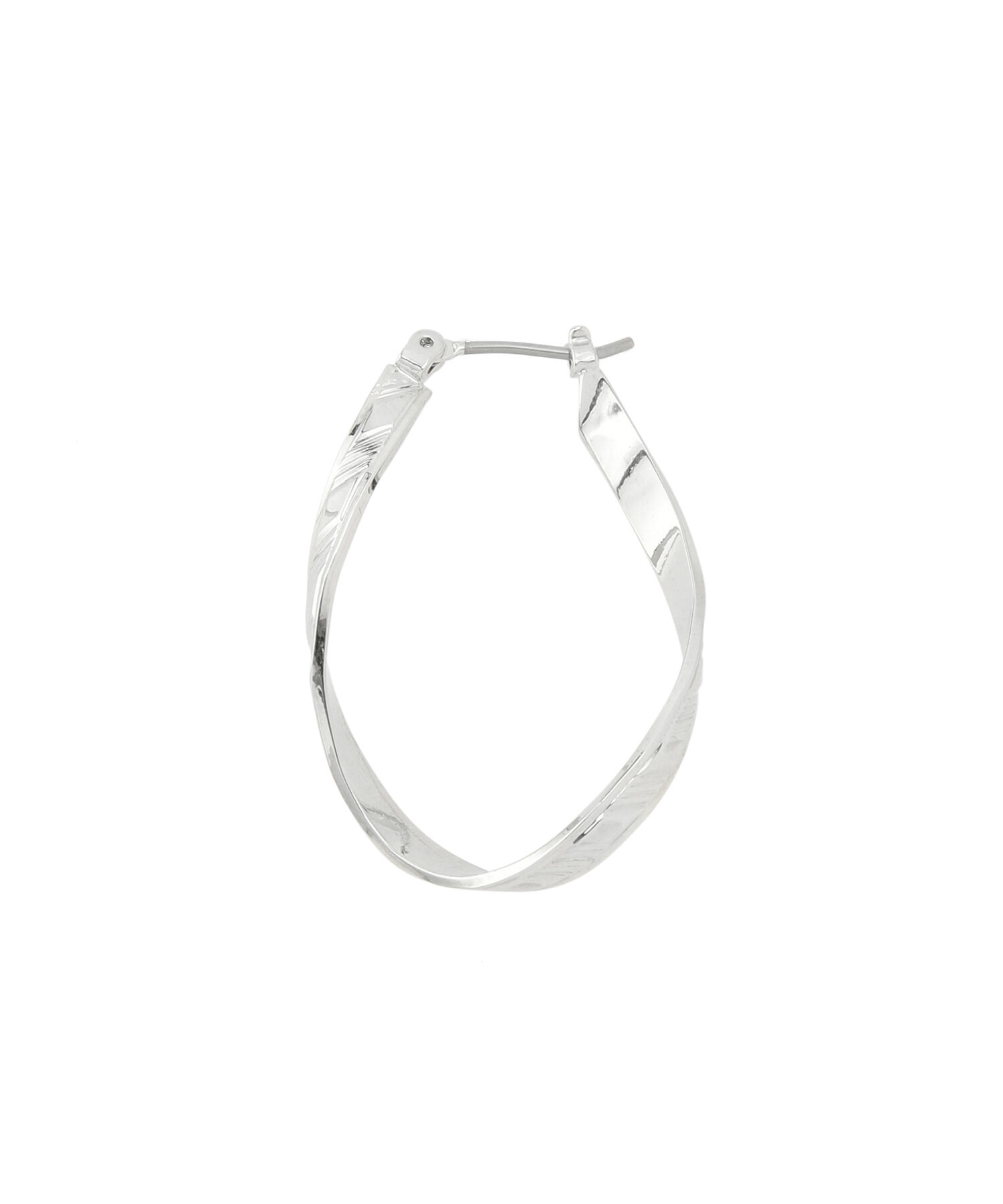 ROPE PICNIC PASSAGE「変型オーバルフープピアス」|ピアス|