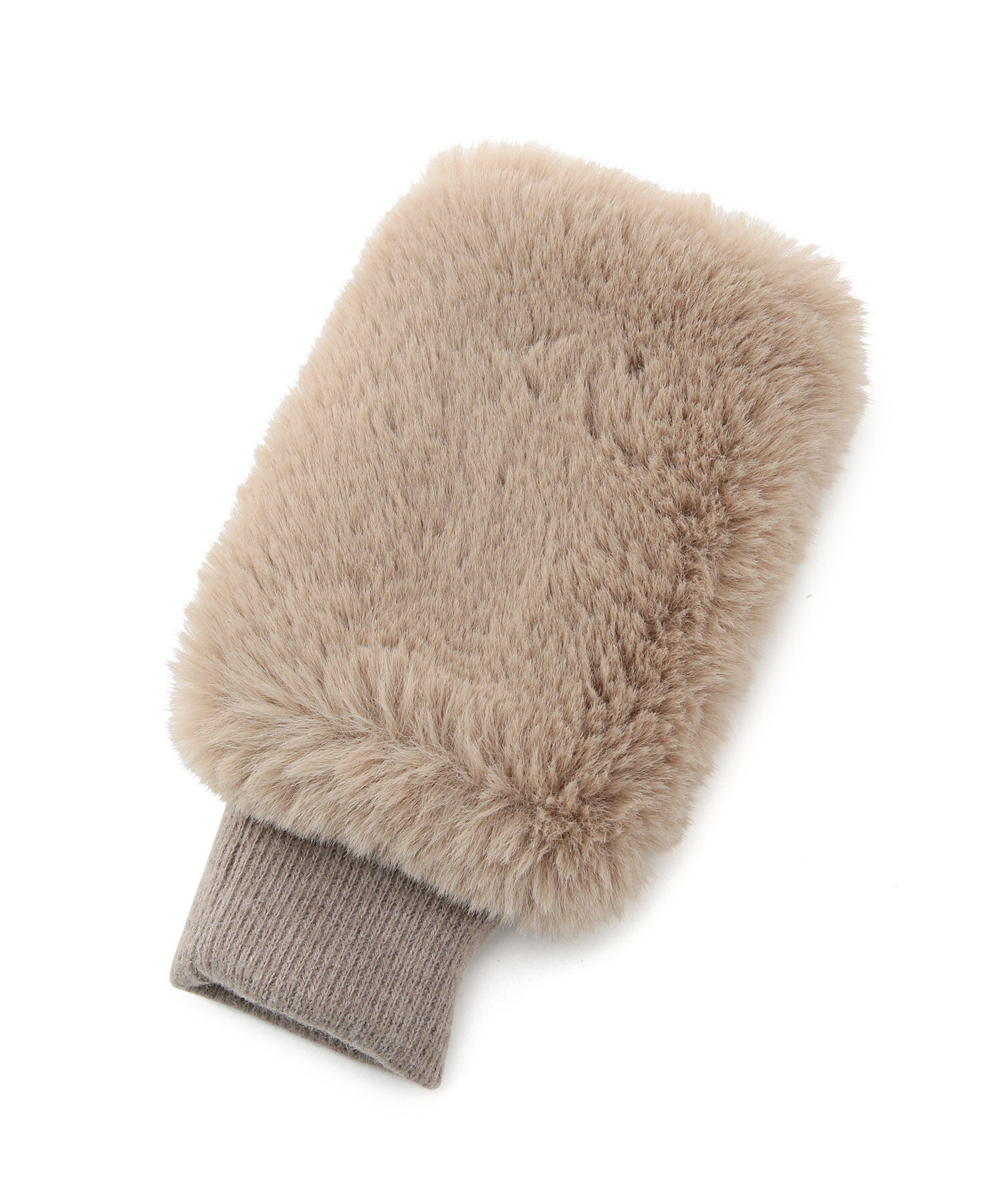 ROPE PICNIC PASSAGE「リサイクルフェイクファーフィンガーレスグローブ」|手袋|