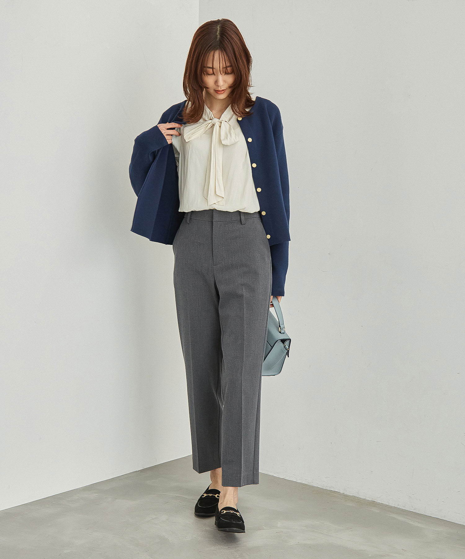 Rope&rsquo;Picnic「【CM着用商品】リボンブラウス/2WAY・洗濯機OK」|シャツ・ブラウス|