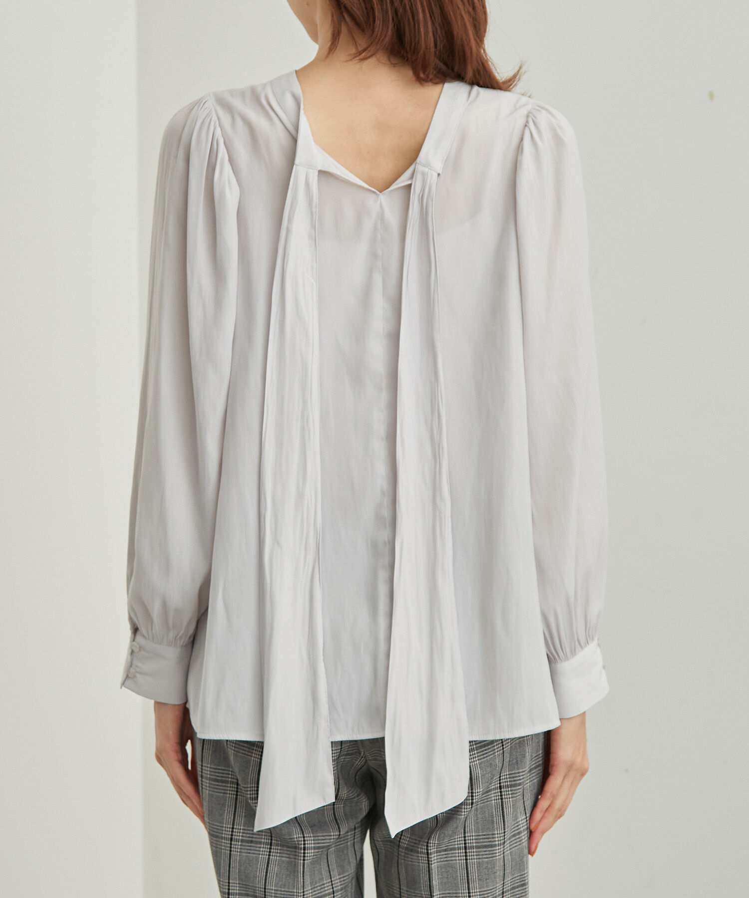 Rope&rsquo;Picnic「【CM着用商品】リボンブラウス/2WAY・洗濯機OK」|シャツ・ブラウス|