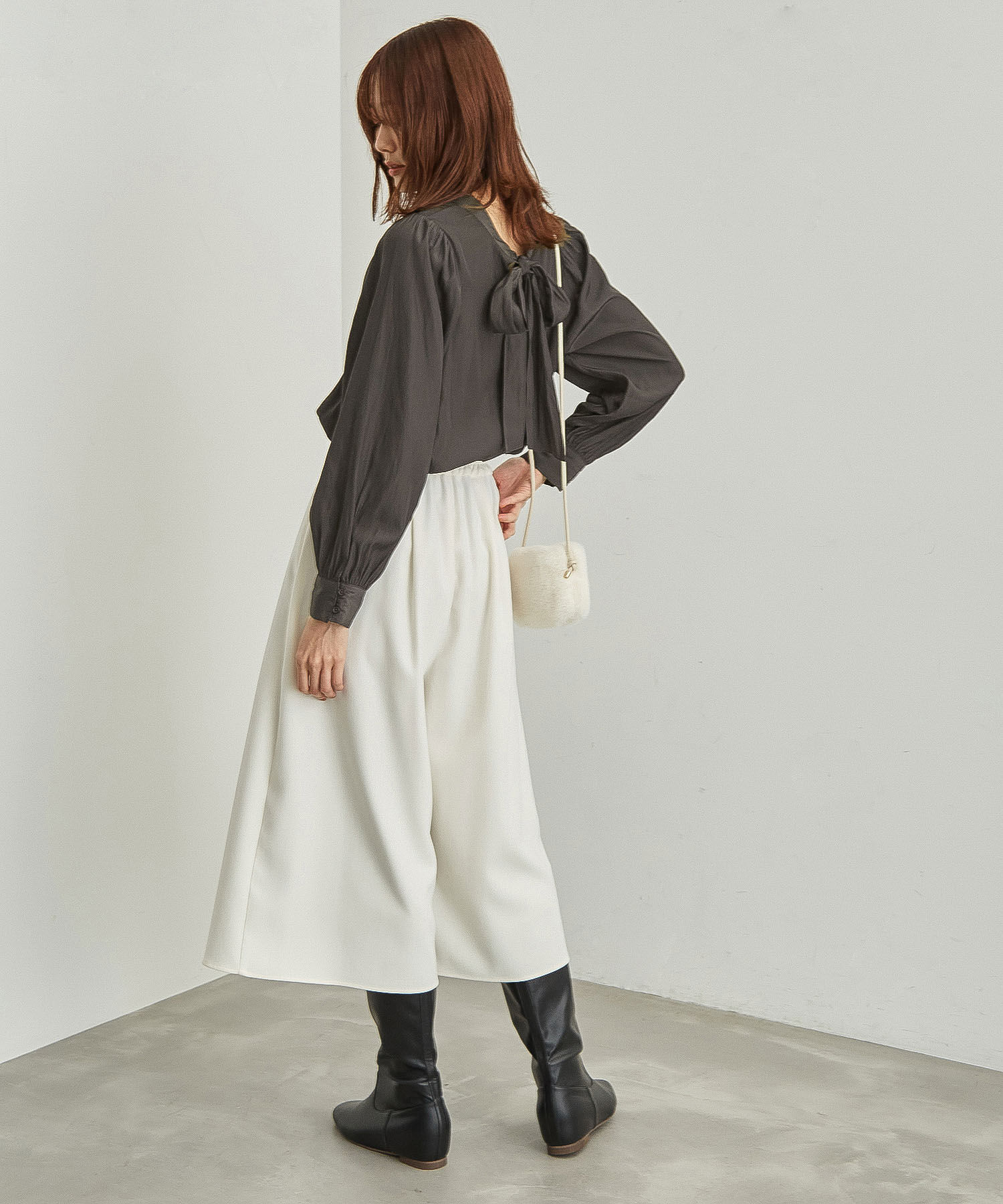 Rope&rsquo;Picnic「【CM着用商品】リボンブラウス/2WAY・洗濯機OK」|シャツ・ブラウス|