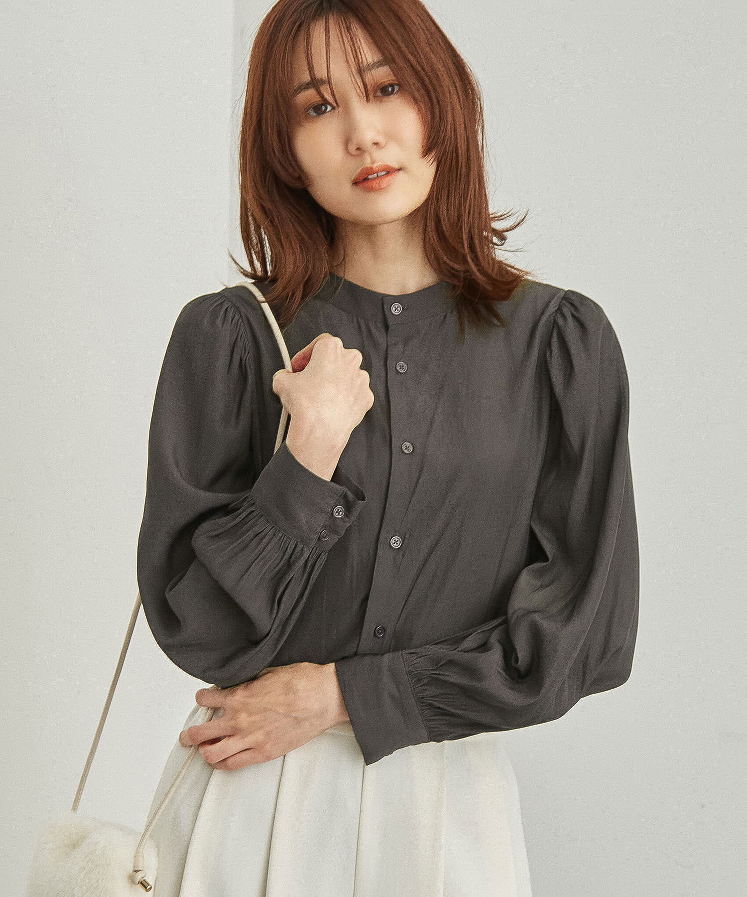 Rope&rsquo;Picnic「【CM着用商品】リボンブラウス/2WAY・洗濯機OK」|シャツ・ブラウス|