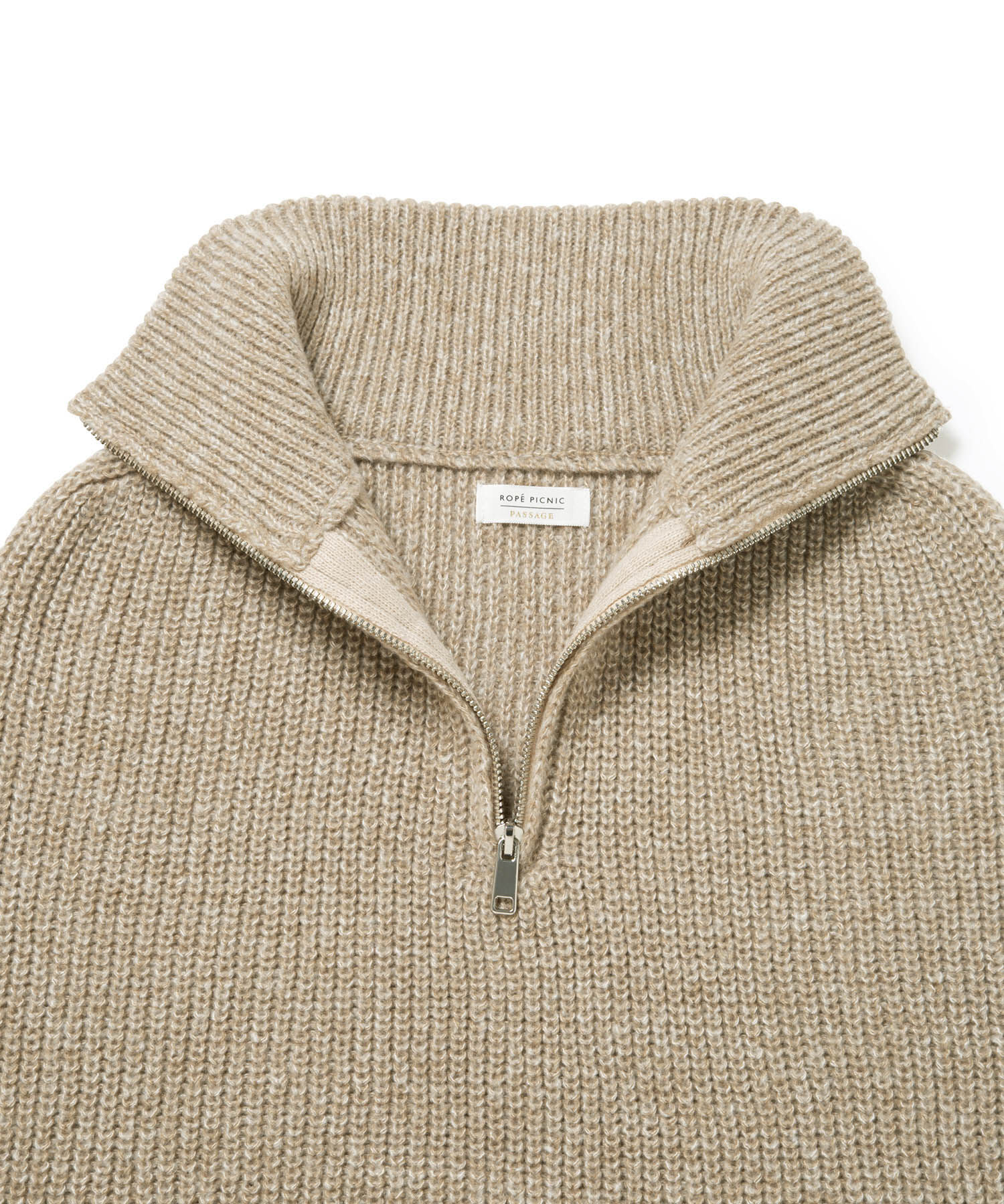 ROPE PICNIC PASSAGE「ハーフジップレイヤードベスト」|ベスト・ジレ|