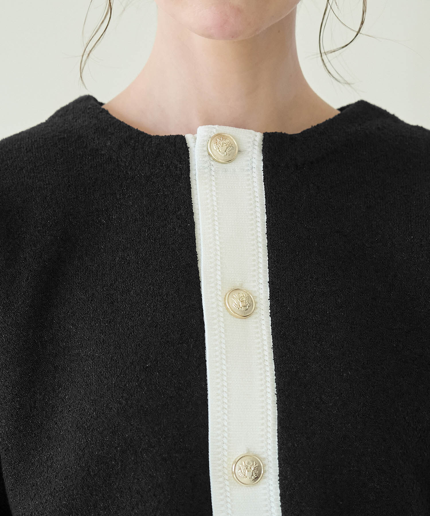 Rope&rsquo;Picnic「金ボタンニットカーディガン」|カーディガン|