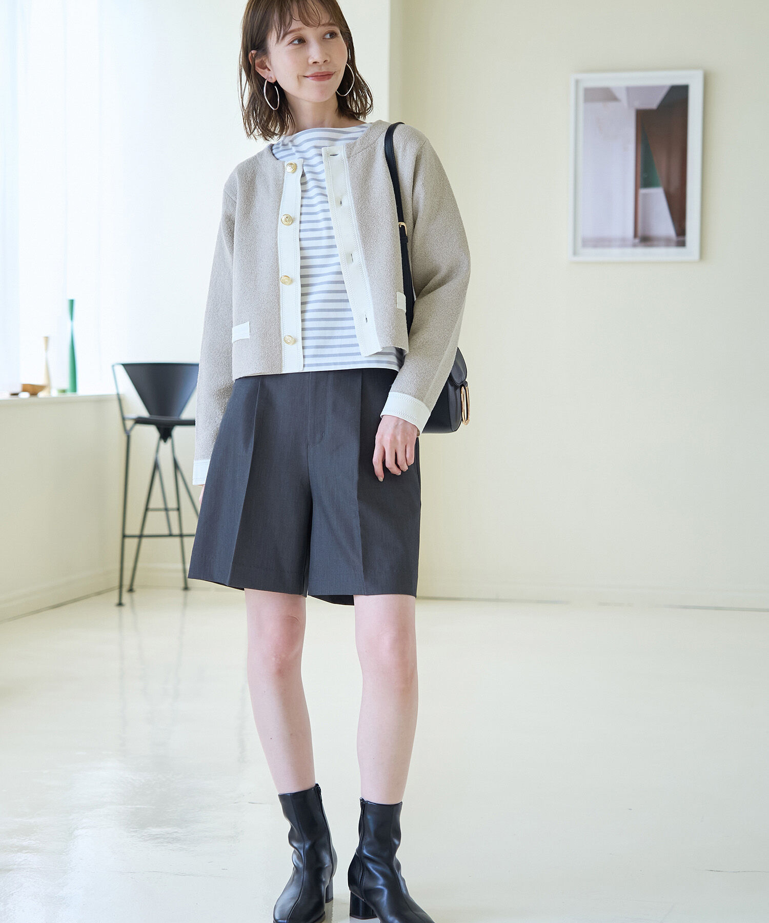 Rope&rsquo;Picnic「金ボタンニットカーディガン」|カーディガン|